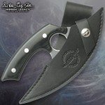 Hibben Legacy Ulu Knife with Leather Sheath