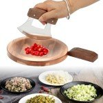 3-Piece Ulu Knife and Cutting Board Set