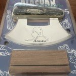 Stainless Steel Ulu Knife with Stand - Alaska