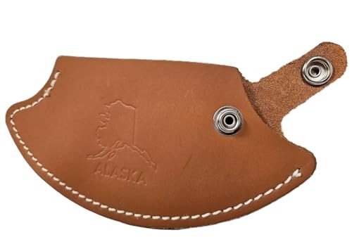 Genuine Leather Ulu Sheath with "Alaska" Stamp