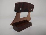 Alaska Copper Blade Ulu Knife with Wood Handle