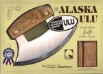 Eagle Flight Ulu Knife with Birch Handle