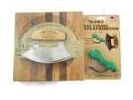Ulu Knife Set with Chopping Bowl and Sharpener