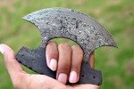Custom Handmade Damascus Steel Ulu Knife Blade