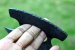 Custom Handmade Damascus Steel Ulu Knife Blade