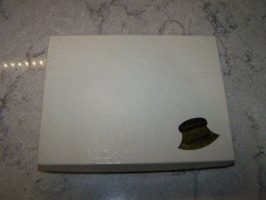 Alaskan ULU Knife with Antler Handle and Base