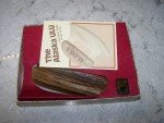 Alaskan ULU Knife with Antler Handle and Base
