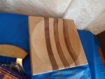 Set of 3 Engraved Alaska Ulu Knives with Bowl