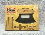 Tongass Alaska 6" Ulu Knife with Oak Stand