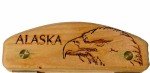 Alaska ULU Knife with Birch Handle and Stand