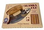 Alaska ULU Knife with Birch Handle and Stand
