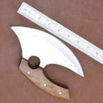 Stainless Steel Ulu Rocker Knife for Kitchen Use