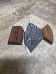 Alaska ULU Knife with Hardwood Handle & Stand
