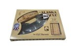 Alaska Birch Ulu Knife with Wooden Stand