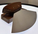 Vintage Etched Alaskan Ulu Knife with Stand