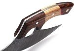 Traditional Alaskan Full Tang Damascus Ulu Knife