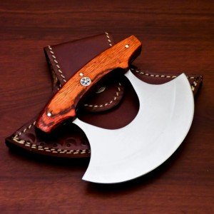 Hand Forged Carbon Steel Alaska Ulu Knife