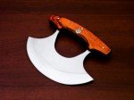 Hand Forged Carbon Steel Alaska Ulu Knife