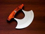Hand Forged Carbon Steel Alaska Ulu Knife