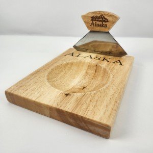Alaska ULU Knife with Chopping Bowl Set