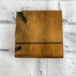 Walnut Ulu Knife with Display Stand - Inupiat Style
