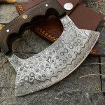 Custom Hand-Forged Alaskan Ulu Pizza Cutter