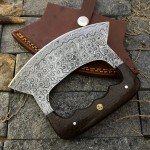 Custom Hand-Forged Alaskan Ulu Pizza Cutter