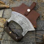 Custom Hand-Forged Alaskan Ulu Pizza Cutter