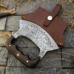 Custom Hand-Forged Alaskan Ulu Pizza Cutter