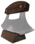 Alaskan Ulu Knife with Leather Sheath
