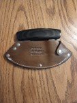 Custom Ulu Knife with Leather Case - Marengo IA