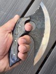 Carbon Steel Alaskan Ulu Knife for Kitchen & Outdoors