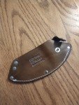 Custom Ulu Knife with Leather Case - Marengo IA