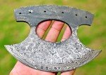 Hand Forged Damascus Steel Alaskan Ulu Knife