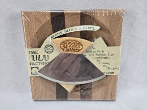 Ulu Factory 6" Chopping Bowl Knife with Handle