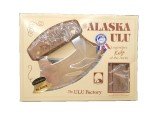Alaska ULU Knife with Stand and History