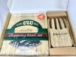 Alaska Ulu Kitchen Set with Cutting Bowl and Knife