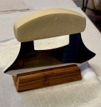 1993 Alaska Ulu Knife with Birch Wood Stand