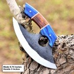 Alaskan Ulu Pizza Cutter and Vegetable Knife