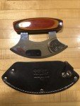 Custom Stainless Steel Iowa Ulu Knife by Marengo