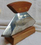 Alaska Vintage ULU Knife with Block