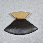 Alaska Ulu Knife Set with Mountain Handle