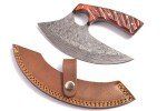 7.1" Damascus Full Tang ULU Hunter Knife