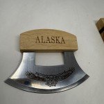 Alaska Ulu Knife with Chopping Bowl Set