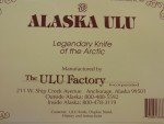 Alaska 1993 ULU Arctic Eagle Knife