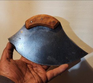 9-Inch Uluaq Ulu Knife with Cherry Wood Handle