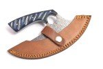 7.1" Handmade Full Tang Damascus ULU Hunter Knife