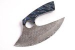 7.1" Handmade Full Tang Damascus ULU Hunter Knife