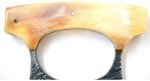 Wild Turkey Damascus Steel Ulu Chef Knife