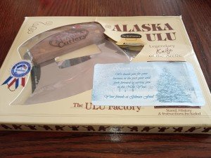 Ulu Knife with Stand - Mt. McKinley Design